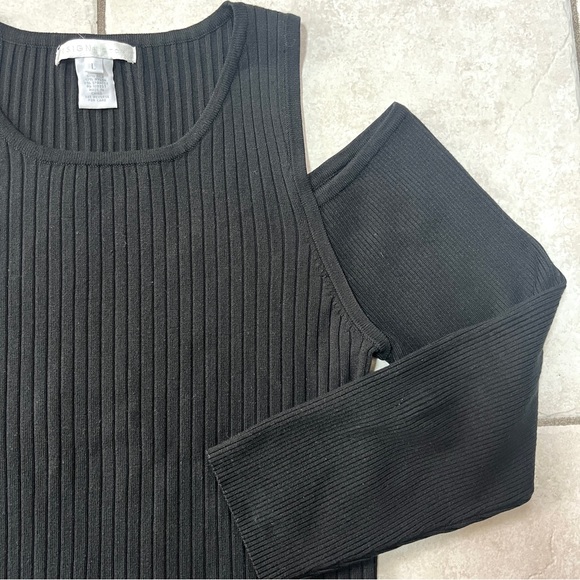 Design History Cold-Shoulder Silk Blend Sweater - Picture 9 of 10